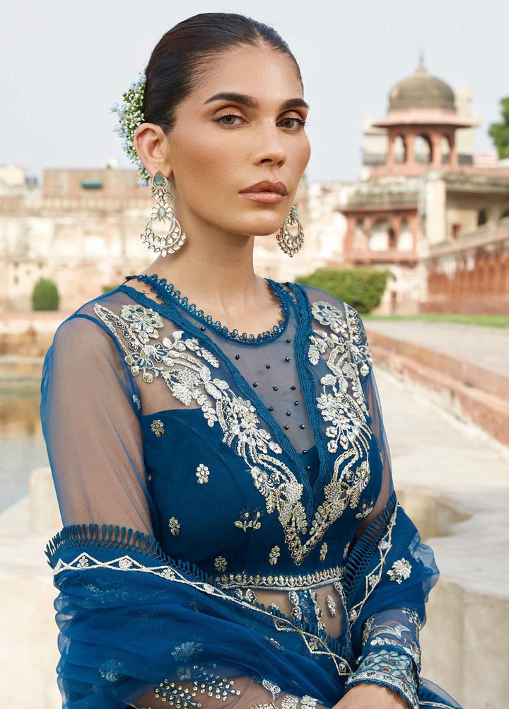 Taaruf By Seran Embroidered Net Suits Unstitched 4 Piece SRN23TF D-03 Maisha - Luxury Formal Collection