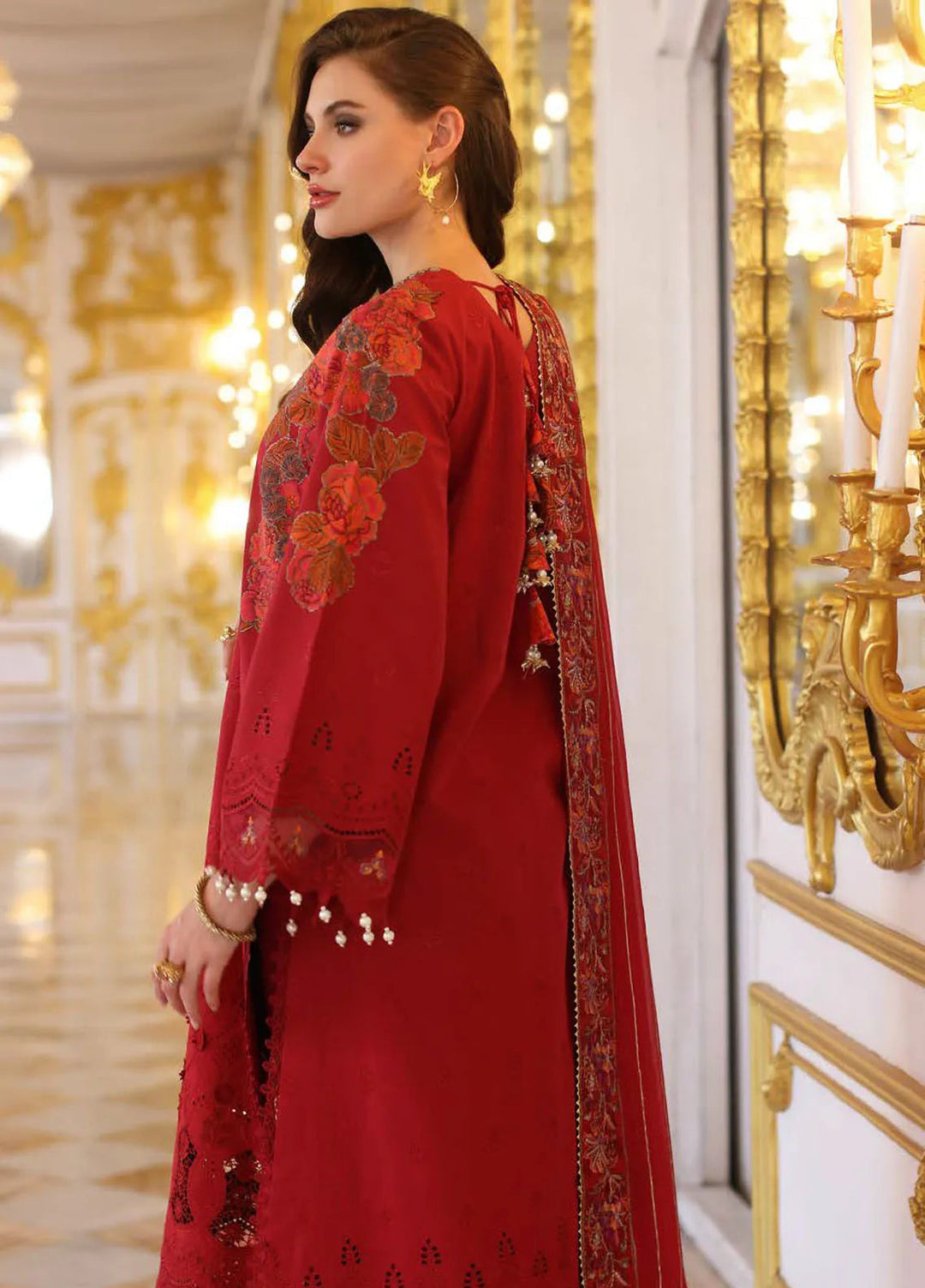 Tabeer by Charizma Embroidered Lawn Suit Unstitched 3 Piece CR25T CT5-02 - Summer Collection