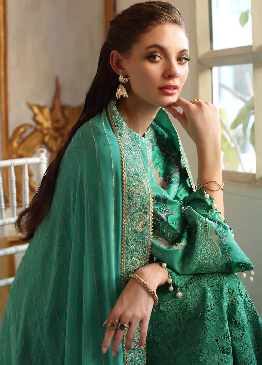 Tabeer by Charizma Embroidered Lawn Suit Unstitched 3 Piece CR25T CT5-03 - Summer Collection