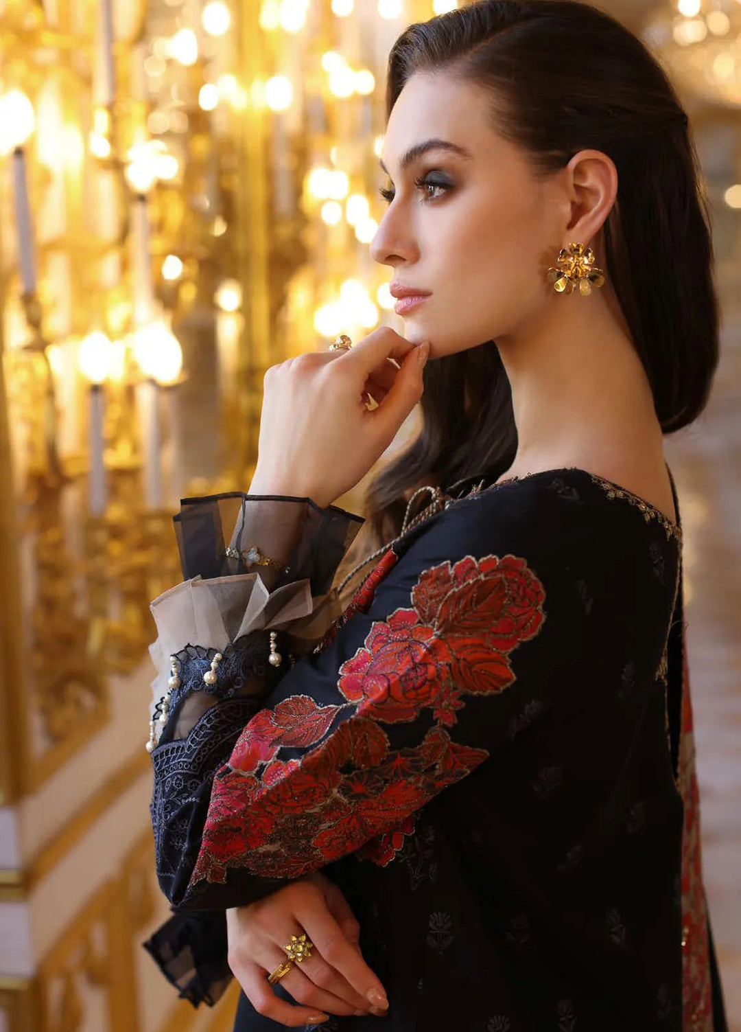 Tabeer by Charizma Embroidered Lawn Suit Unstitched 3 Piece CR25T CT5-04 - Summer Collection