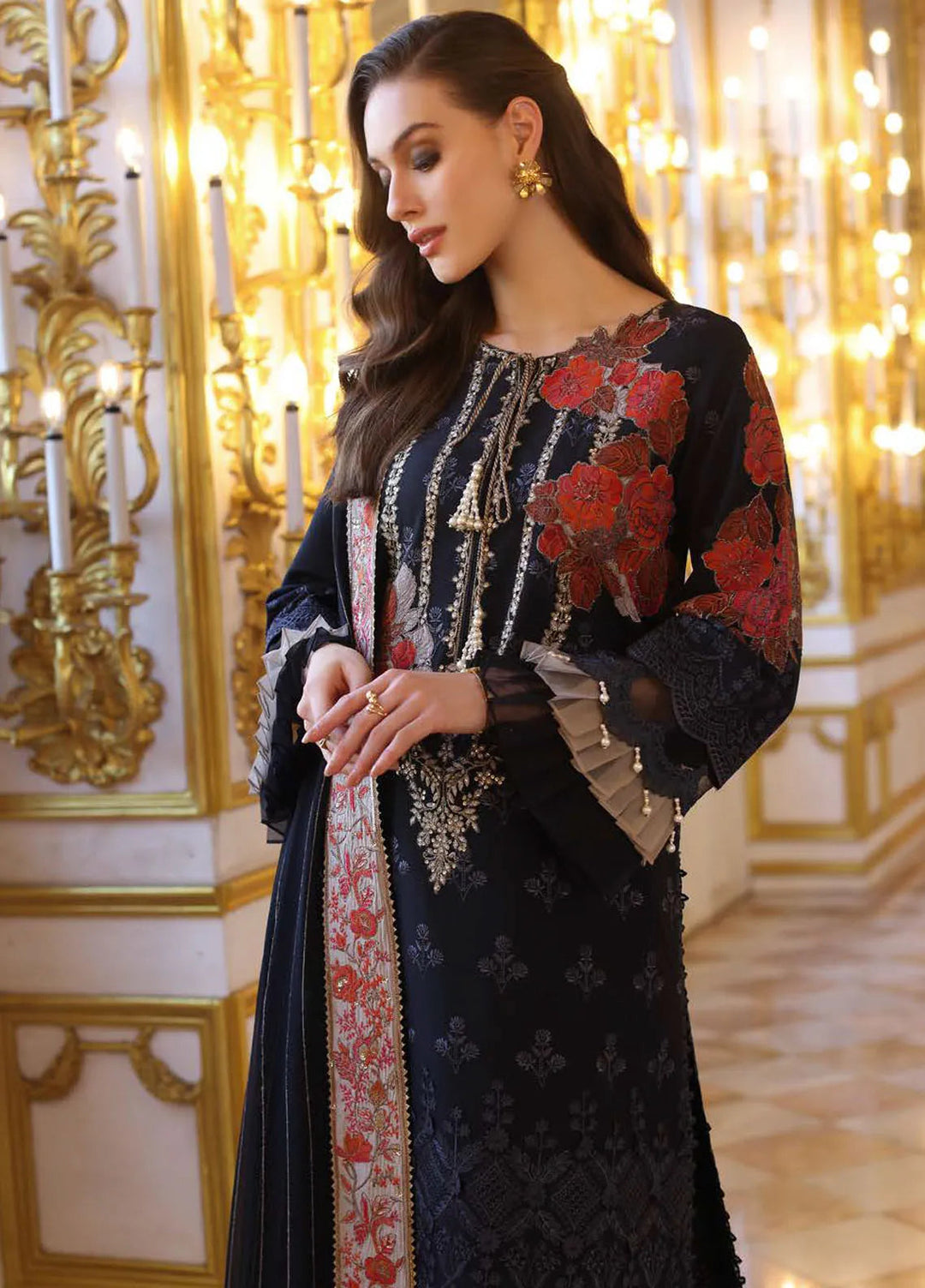 Tabeer by Charizma Embroidered Lawn Suit Unstitched 3 Piece CR25T CT5-04 - Summer Collection
