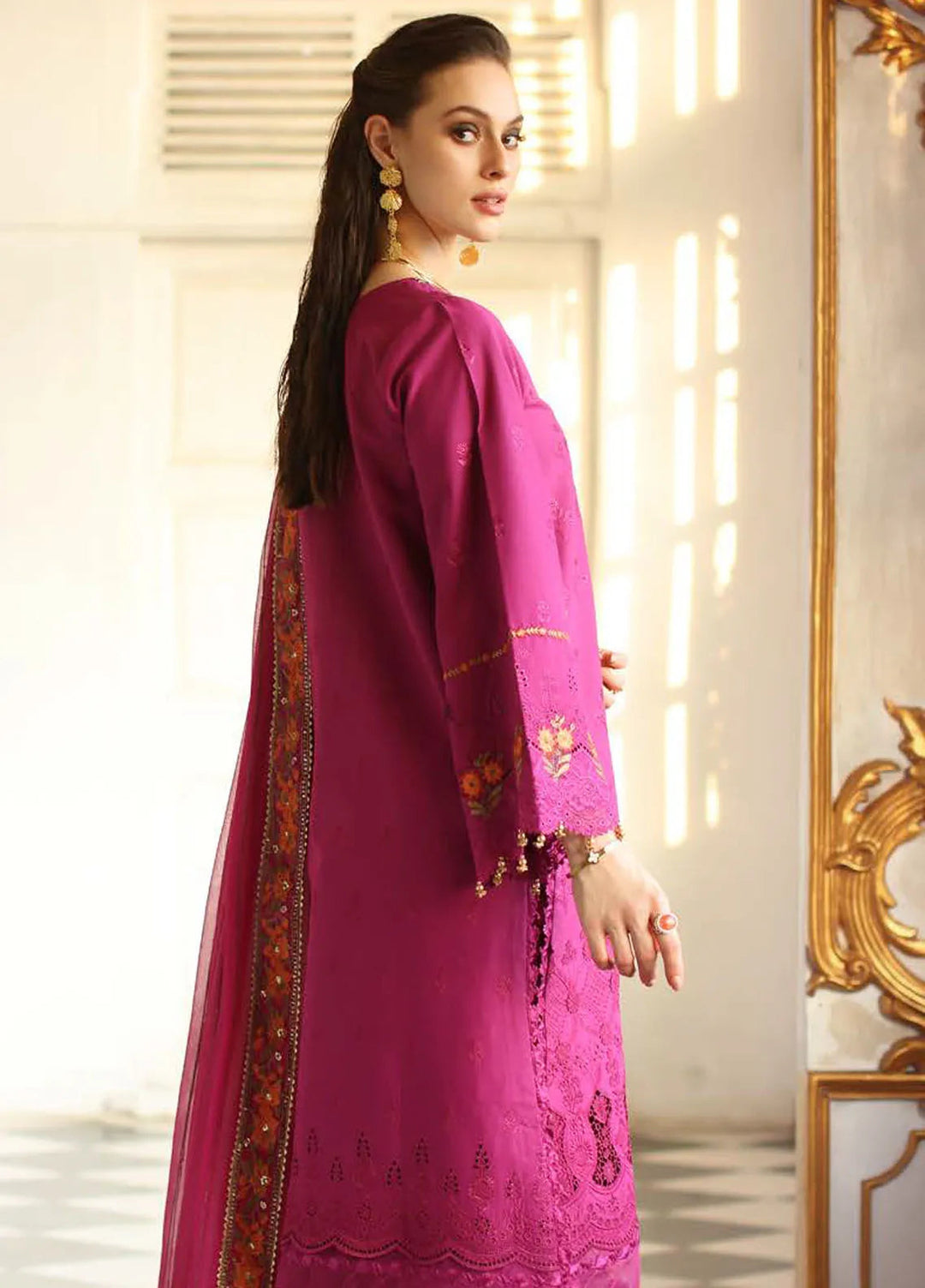 Tabeer by Charizma Embroidered Lawn Suit Unstitched 3 Piece CR25T CT5-07 - Summer Collection