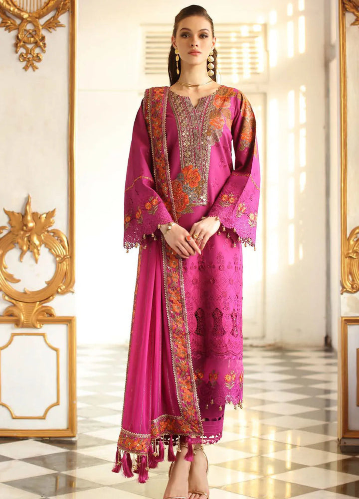 Tabeer by Charizma Embroidered Lawn Suit Unstitched 3 Piece CR25T CT5-07 - Summer Collection