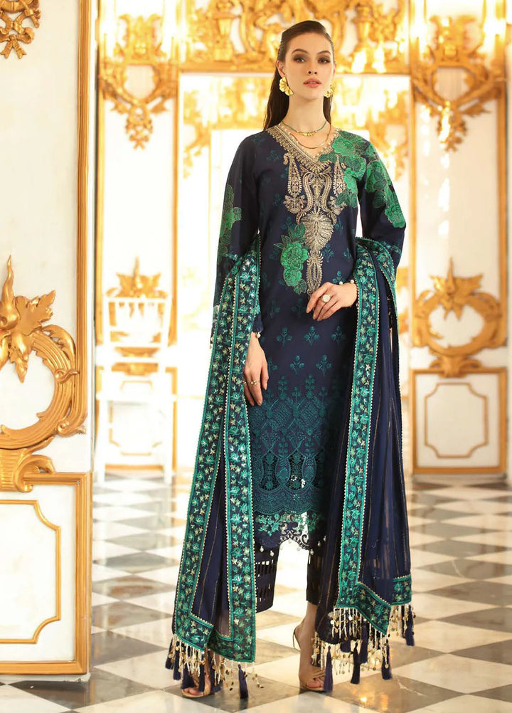 Tabeer by Charizma Embroidered Lawn Suit Unstitched 3 Piece CR25T CT5-08 - Summer Collection