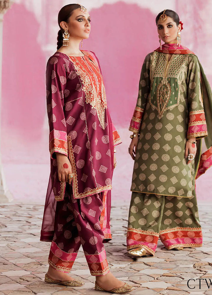 Tabeer by Charizma Embroidered Silk Suits Unstitched 3 Piece CRZ24T CTW4-02 - Formal Collection