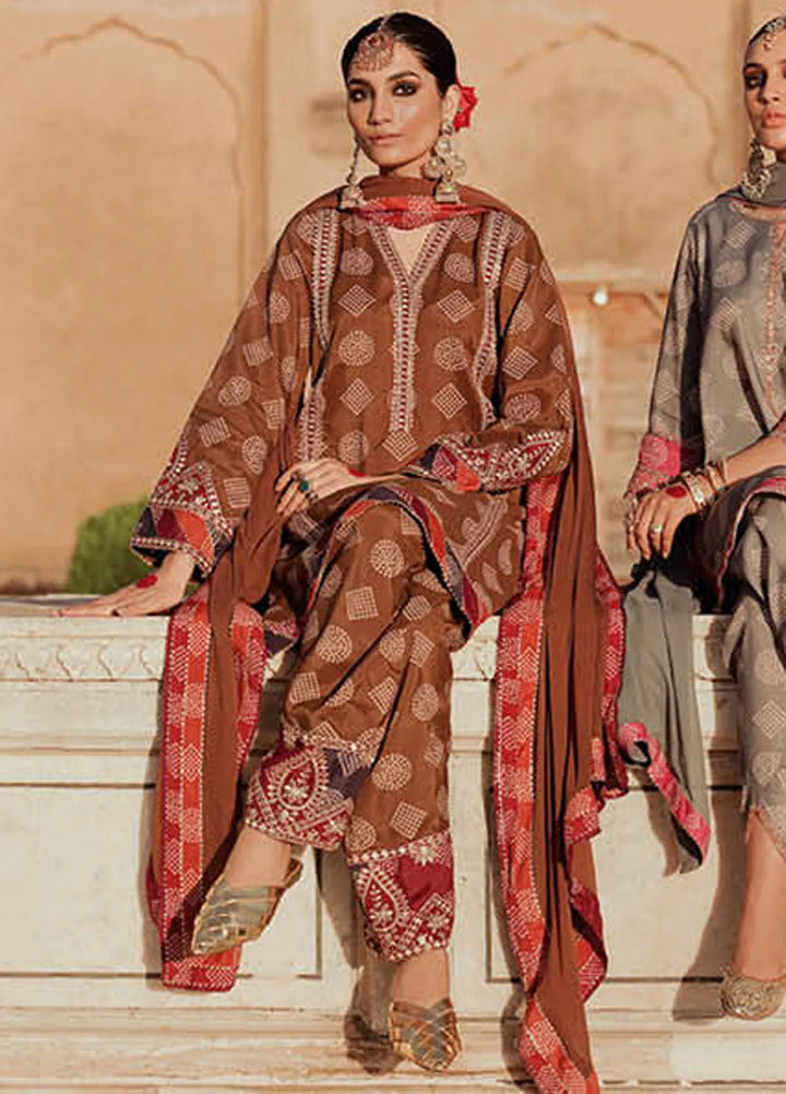 Tabeer by Charizma Embroidered Silk Suits Unstitched 3 Piece CRZ24T CTW4-04 - Formal Collection