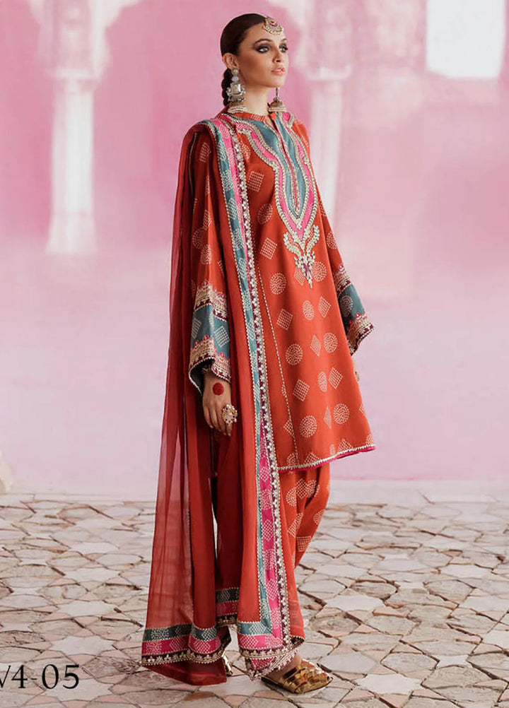 Tabeer by Charizma Embroidered Silk Suits Unstitched 3 Piece CRZ24T CTW4-05 - Formal Collection