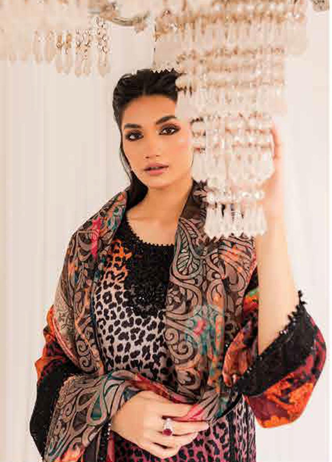 Tabeer By Charizma Embroidered Silk Suits Unstitched 3 Piece CRZ23TS CTW-01 - Winter Collection