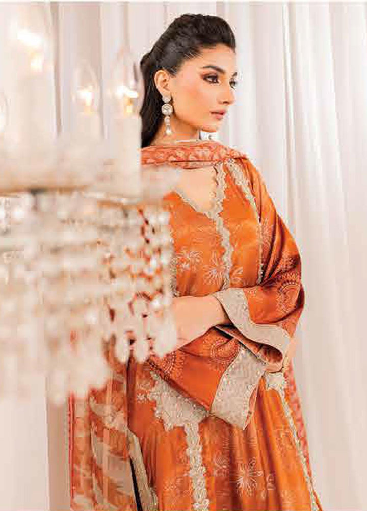 Tabeer By Charizma Embroidered Silk Suits Unstitched 3 Piece CRZ23TS CTW-02 - Winter Collection