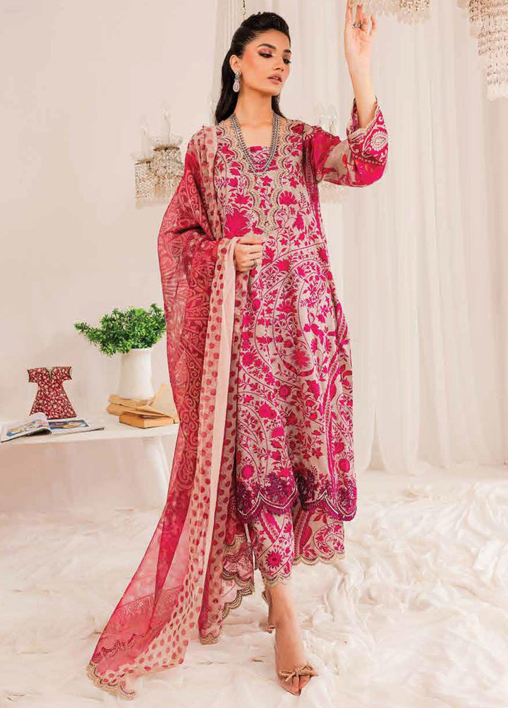 Tabeer By Charizma Embroidered Silk Suits Unstitched 3 Piece CRZ23TS CTW-04 - Winter Collection
