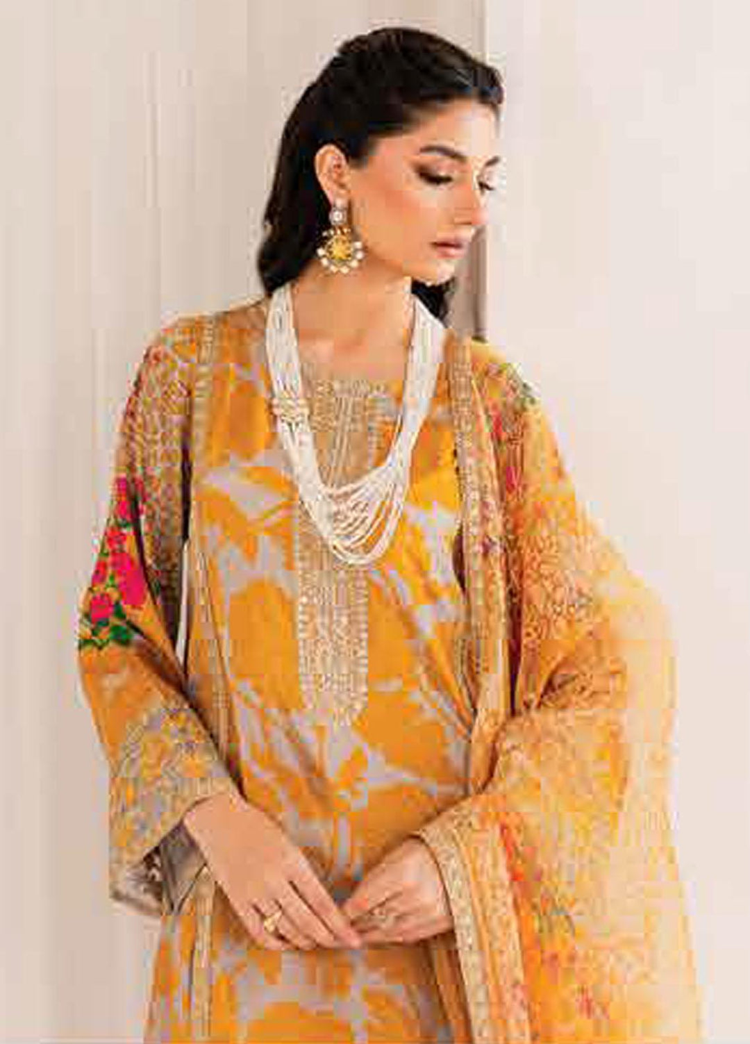 Tabeer By Charizma Embroidered Silk Suits Unstitched 3 Piece CRZ23TS CTW-06 - Winter Collection