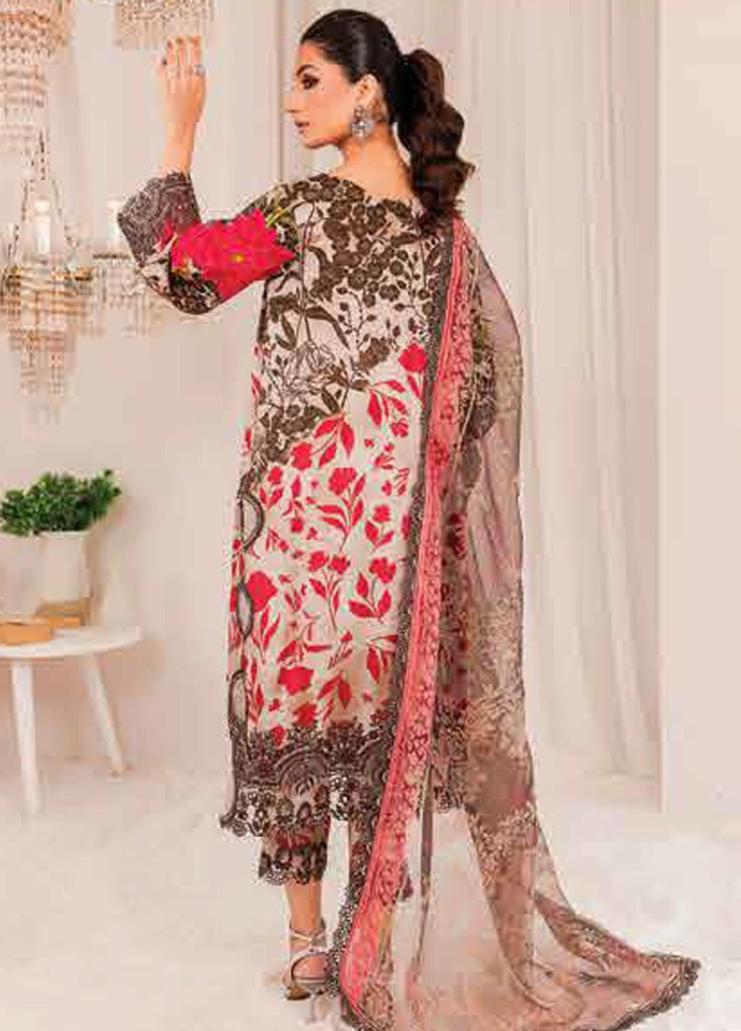 Tabeer By Charizma Embroidered Silk Suits Unstitched 3 Piece CRZ23TS CTW-07 - Winter Collection