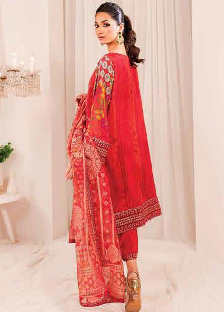 Tabeer By Charizma Embroidered Silk Suits Unstitched 3 Piece CRZ23TS CTW-08 - Winter Collection