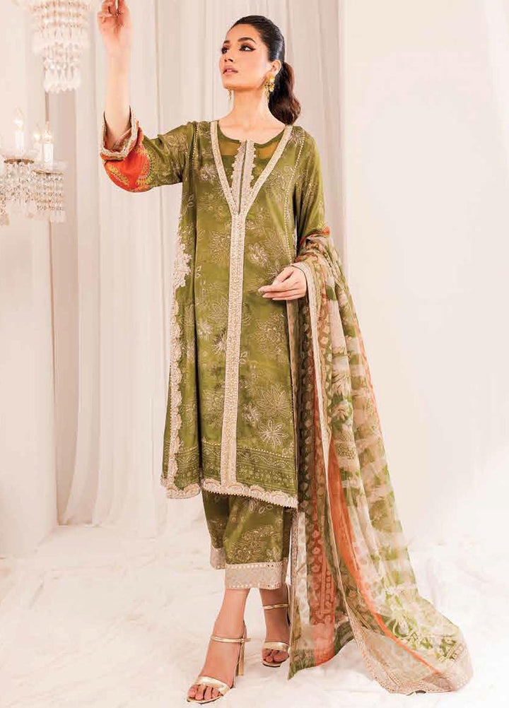 Tabeer By Charizma Embroidered Silk Suits Unstitched 3 Piece CRZ23TS CTW-10 - Winter Collection