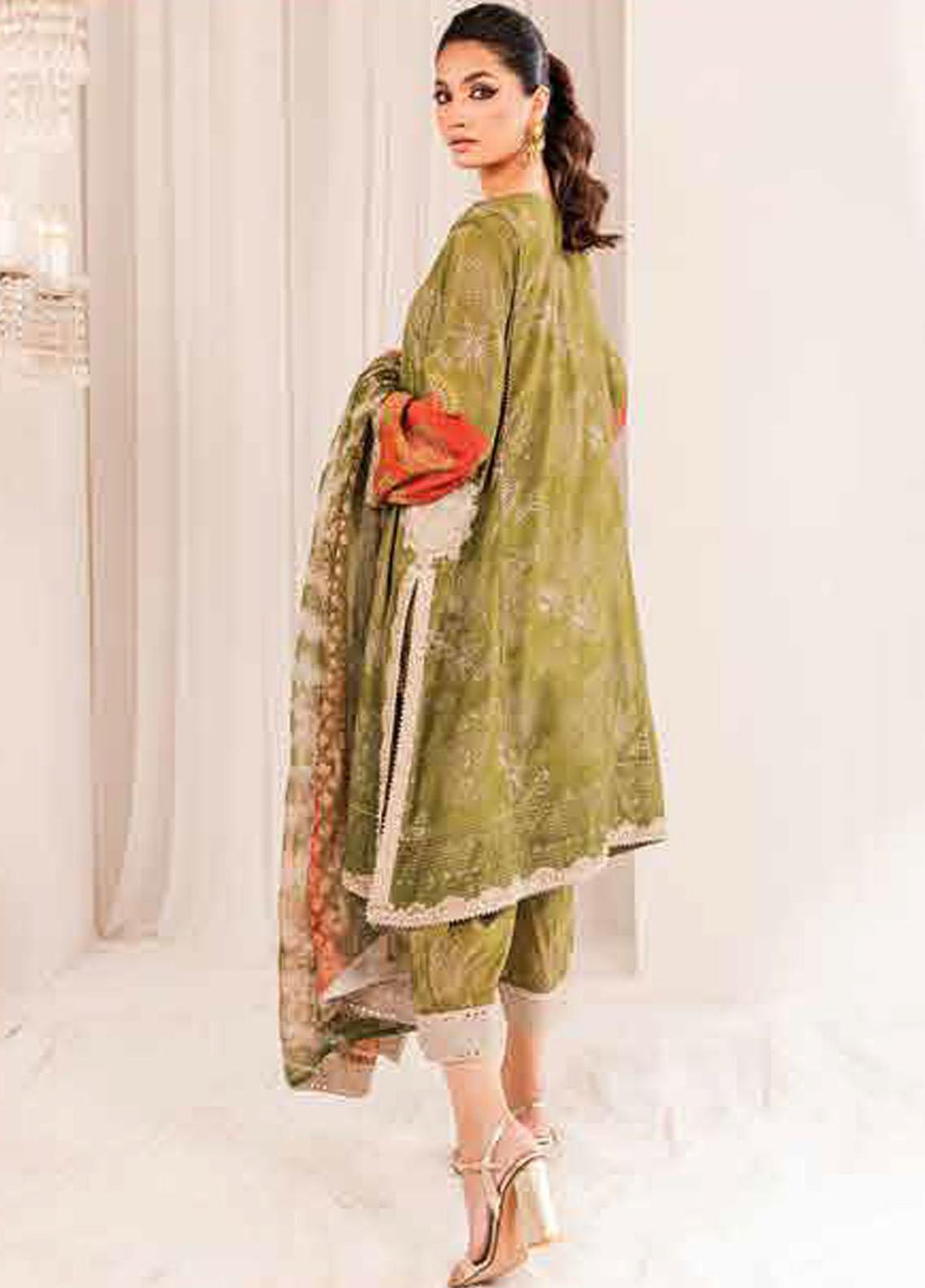 Tabeer By Charizma Embroidered Silk Suits Unstitched 3 Piece CRZ23TS CTW-10 - Winter Collection