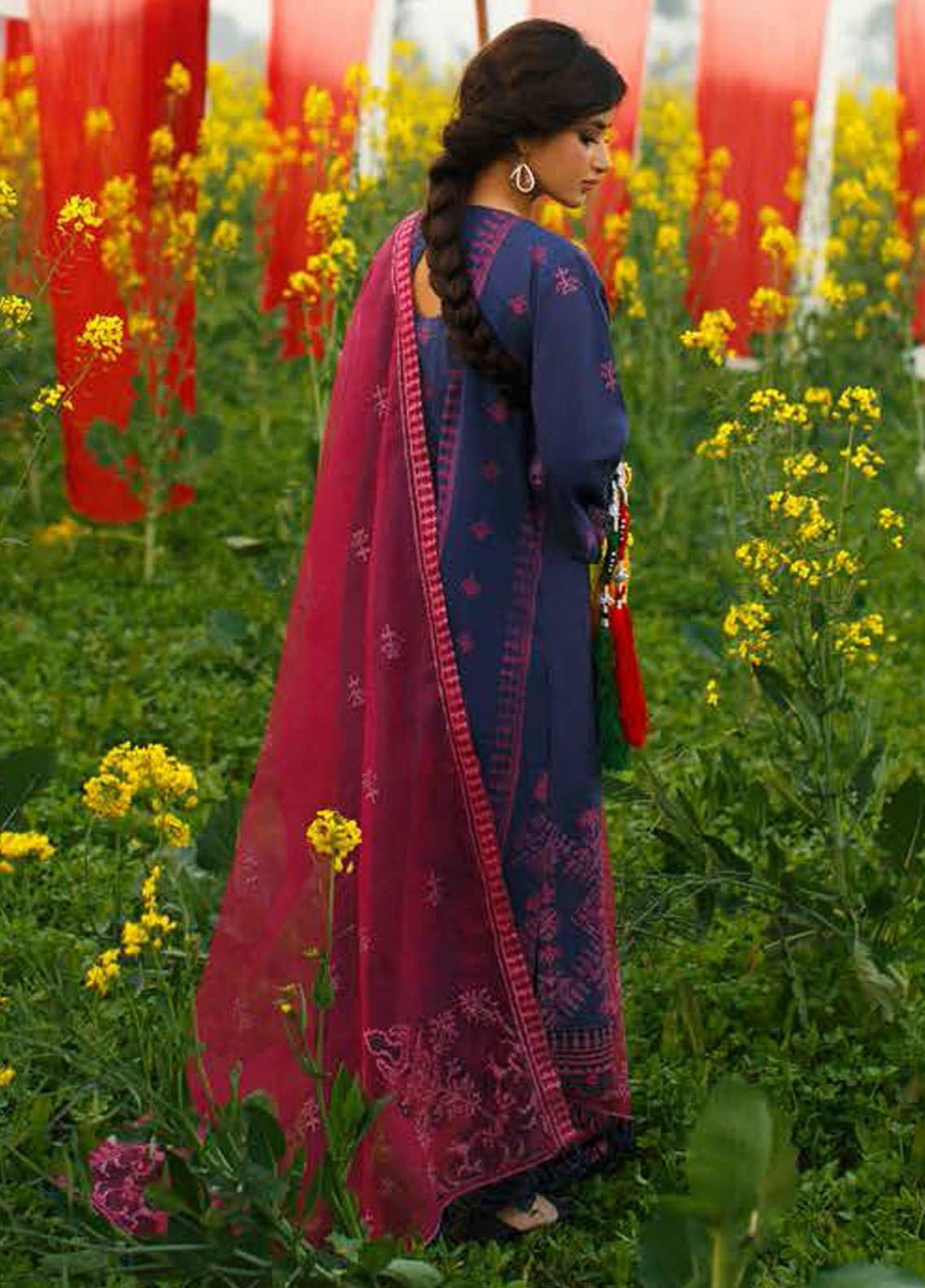 Tabeer by Cross Stitch Embroidered Lawn Suits Unstitched 3 Piece CS21T 01-BARGELLO TRACERY - Summer Collection