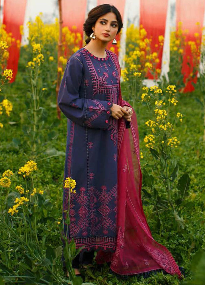 Tabeer by Cross Stitch Embroidered Lawn Suits Unstitched 3 Piece CS21T 01-BARGELLO TRACERY - Summer Collection