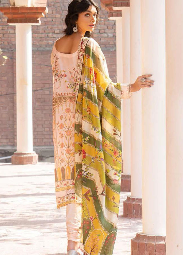 Tabeer by Cross Stitch Embroidered Lawn Suits Unstitched 3 Piece CS21T 02-BLAZZING SPRUCE - Summer Collection
