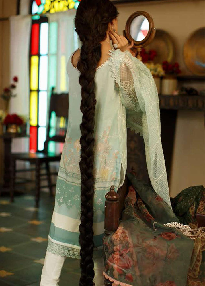 Tabeer by Cross Stitch Embroidered Lawn Suits Unstitched 3 Piece CS21T 06-JASPER SHADOW - Summer Collection