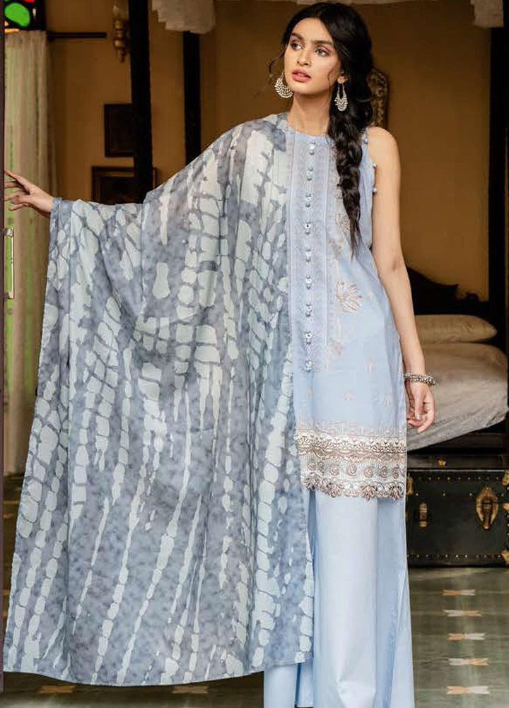 Tabeer by Cross Stitch Embroidered Lawn Suits Unstitched 3 Piece CS21T 17-LILLIAN GRACE - Summer Collection