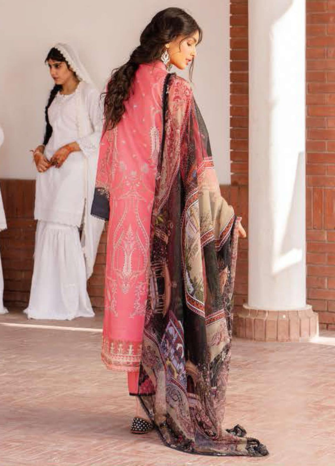 Tabeer by Cross Stitch Embroidered Lawn Suits Unstitched 3 Piece CS21T 22-VERMILLION BLISS - Summer Collection