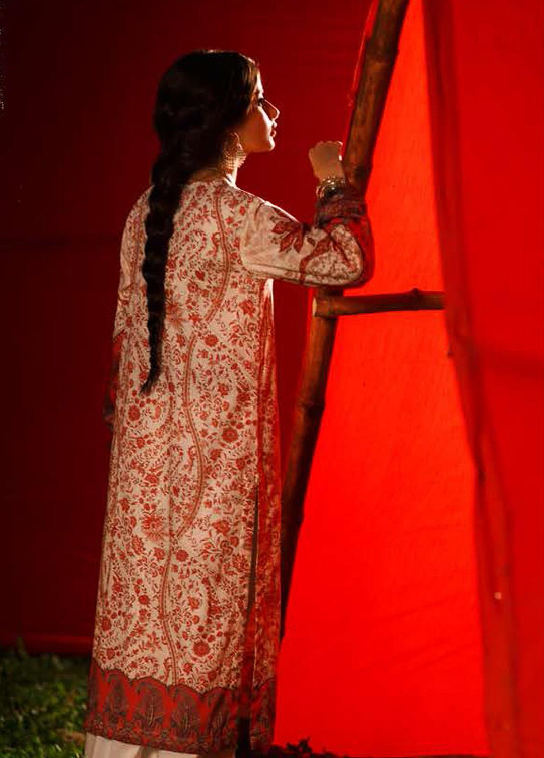 Tabeer by Cross Stitch Embroidered Lawn Suits Unstitched 2 Piece CS21T 24-GLIDED STITCH - Summer Collection