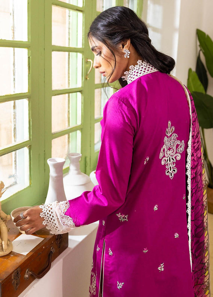 Tabeer By Roheenaz Embroidered Lawn Suits Unstitched 3 Piece RNZ23T RNZ23-01-A Muskaan - Summer Collection