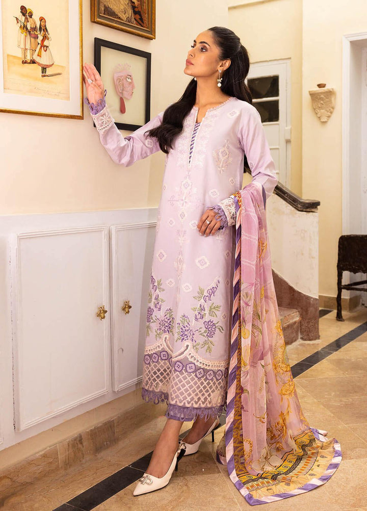 Tabeer By Roheenaz Embroidered Lawn Suits Unstitched 3 Piece RNZ23T RNZ23-02-A Natalia - Summer Collection