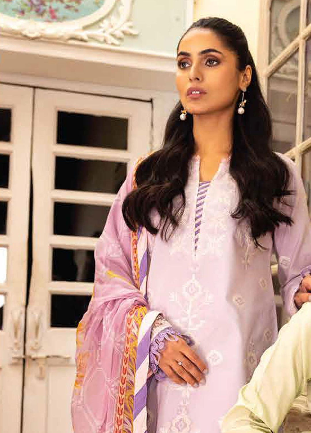 Tabeer By Roheenaz Embroidered Lawn Suits Unstitched 3 Piece RNZ23T RNZ23-02-A Natalia - Summer Collection
