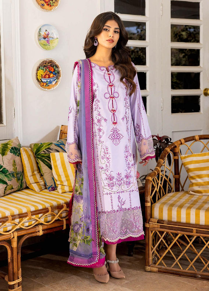 Tabeer By Roheenaz Embroidered Lawn Suits Unstitched 3 Piece RNZ23T RNZ23-05-A Pernian - Summer Collection