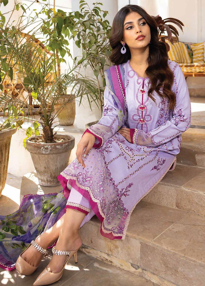 Tabeer By Roheenaz Embroidered Lawn Suits Unstitched 3 Piece RNZ23T RNZ23-05-A Pernian - Summer Collection