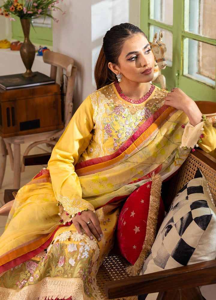 Tabeer By Roheenaz Embroidered Lawn Suits Unstitched 3 Piece RNZ23T RNZ23-06-A Kiran - Summer Collection