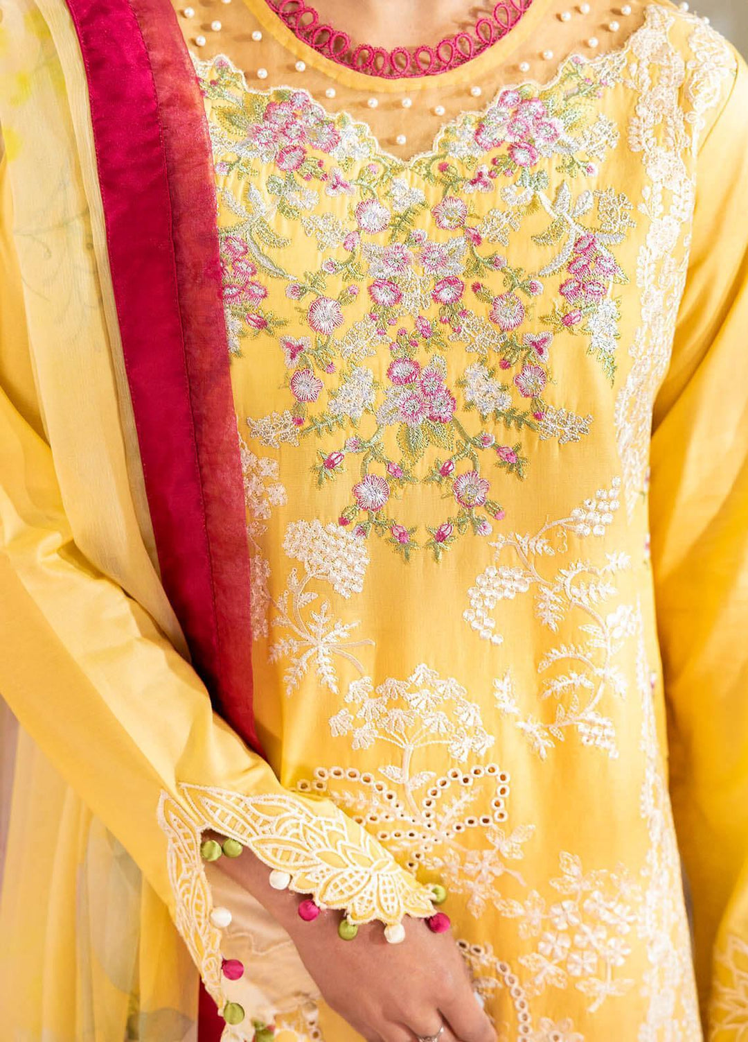 Tabeer By Roheenaz Embroidered Lawn Suits Unstitched 3 Piece RNZ23T RNZ23-06-A Kiran - Summer Collection