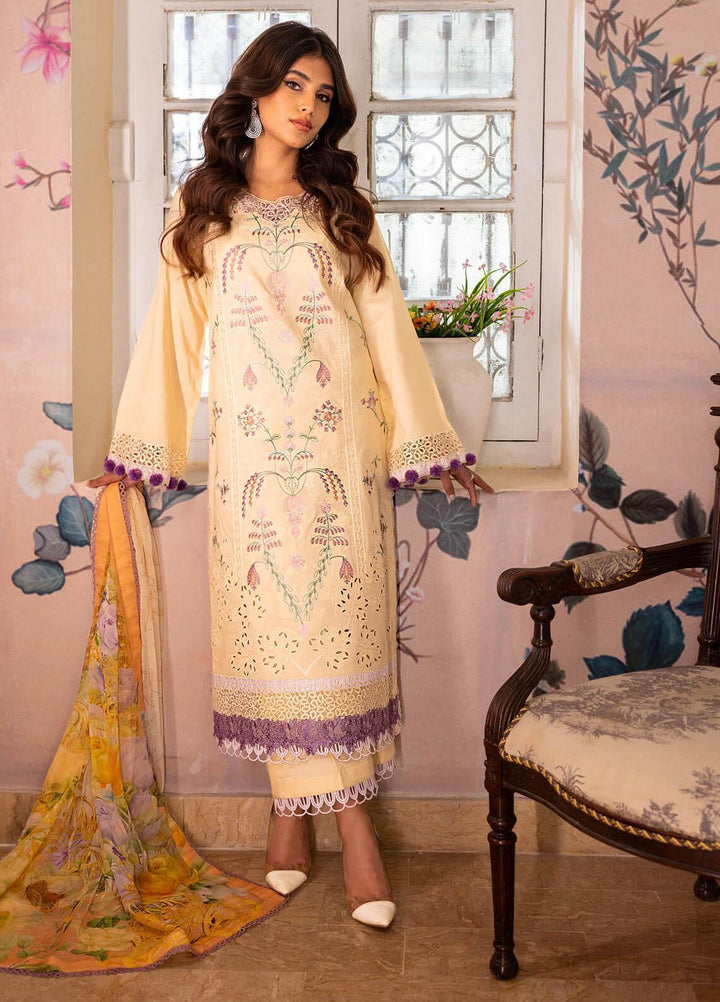 Tabeer By Roheenaz Embroidered Lawn Suits Unstitched 3 Piece RNZ23T RNZ23-07-B Shanza - Summer Collection
