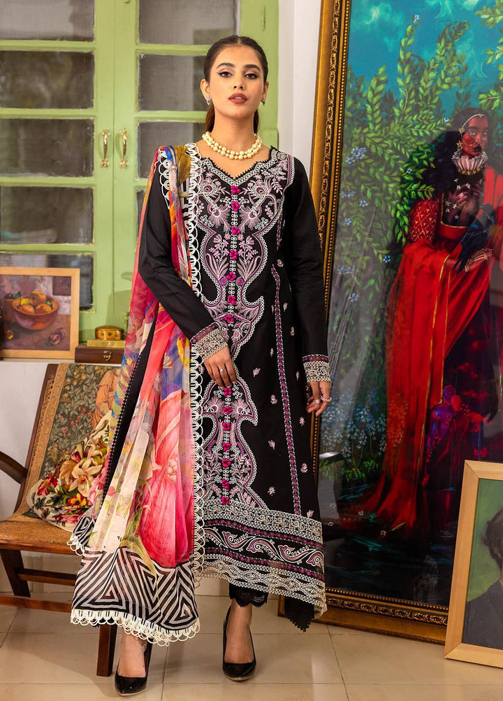 Tabeer By Roheenaz Embroidered Lawn Suits Unstitched 3 Piece RNZ23T RNZ23-08-B Rani - Summer Collection