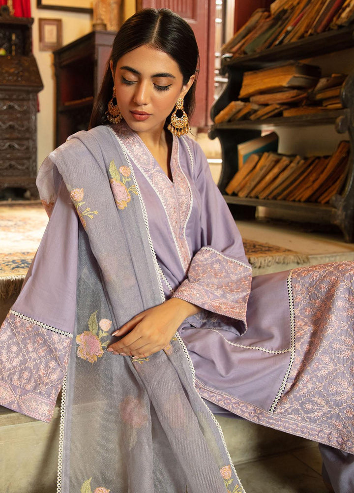 Shanyera Ready to Wear Embroidered Lawn 3 Piece Suit SHN22TB C4 - Lilac Muse