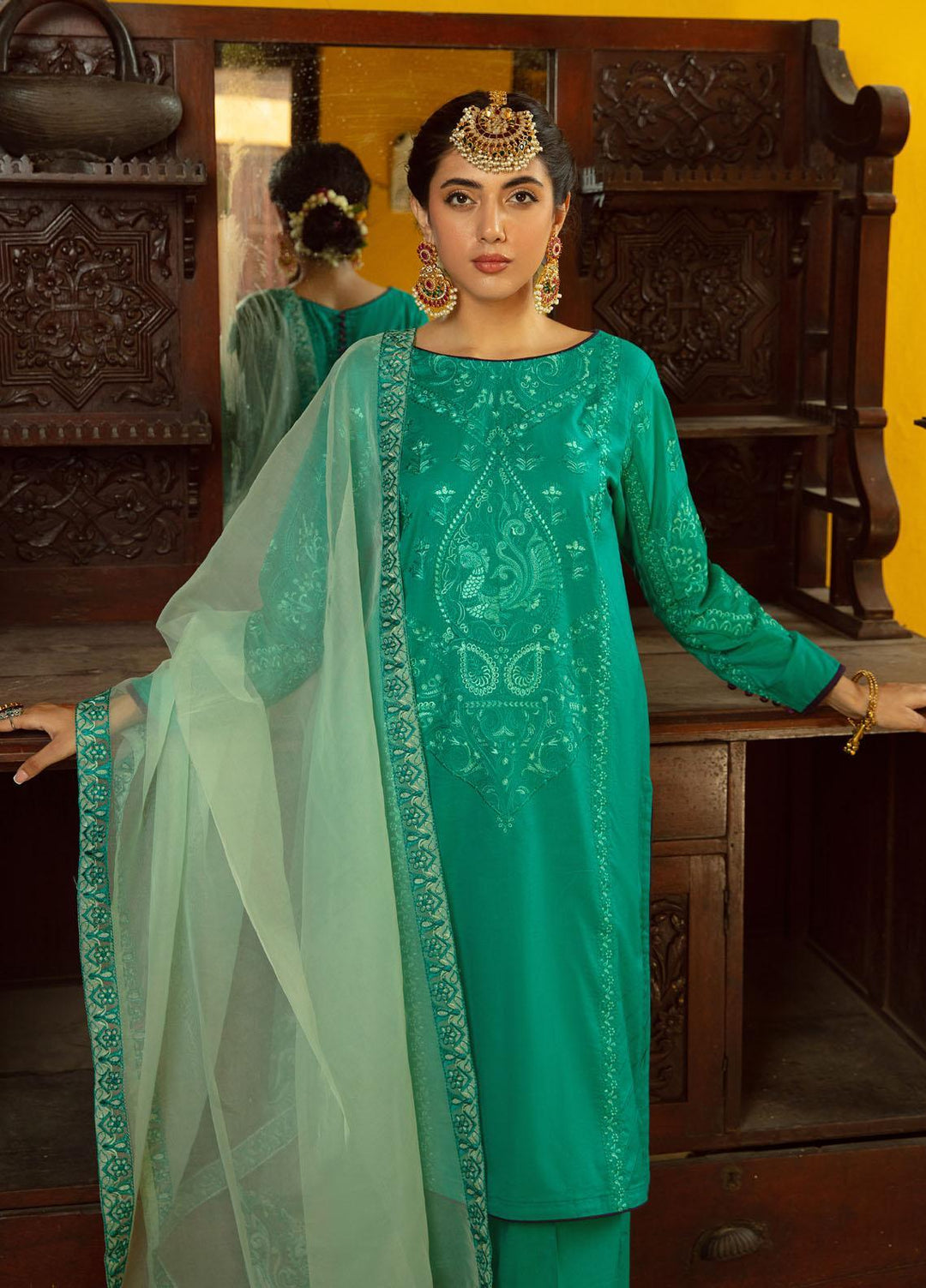 Shanyera Ready to Wear Embroidered Lawn 3 Piece Suit SHN22TB C7- Bahaar