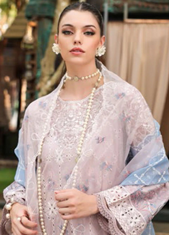 Tabeer Embroidered Lawn Suit Unstitched 3 Piece TBR24L D-03 - Summer Collection