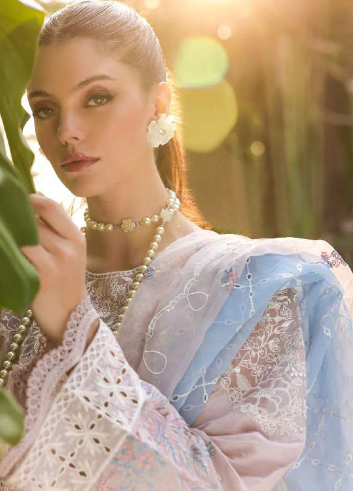 Tabeer Embroidered Lawn Suit Unstitched 3 Piece TBR24L D-03 - Summer Collection