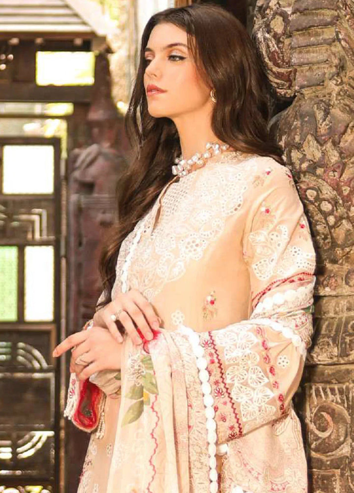 Tabeer Embroidered Lawn Suit Unstitched 3 Piece TBR24L D-04 - Summer Collection