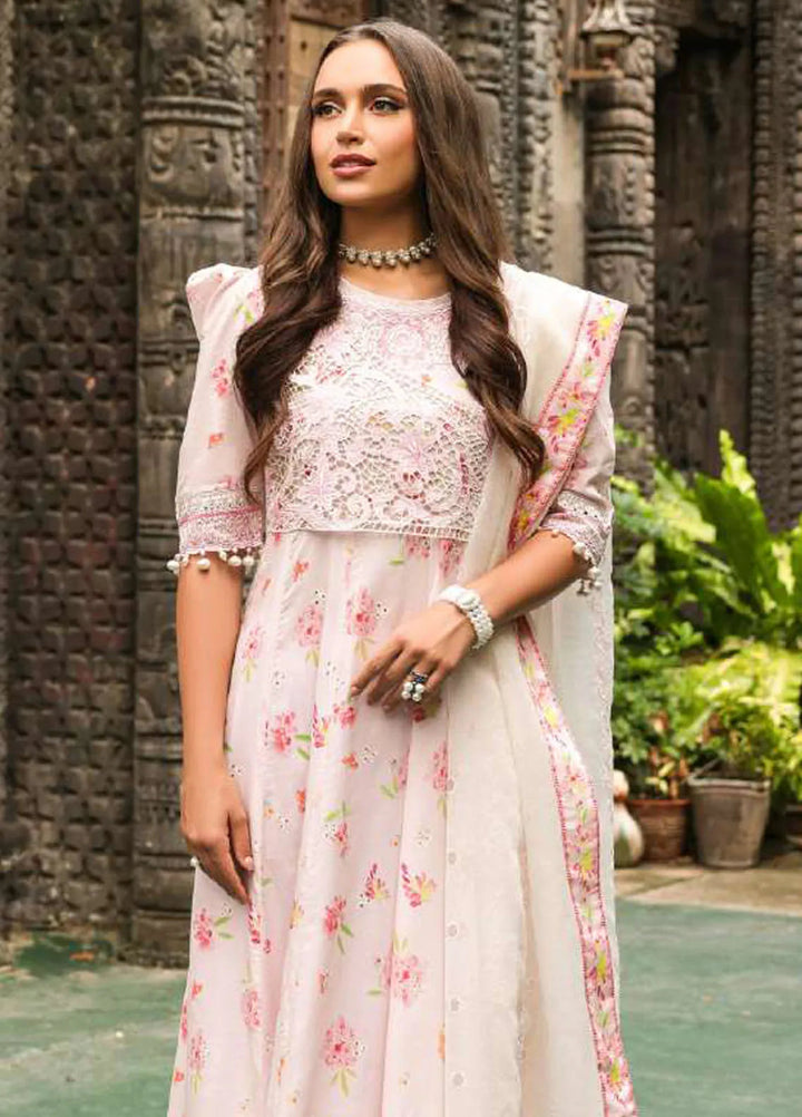 Tabeer Embroidered Lawn Suit Unstitched 3 Piece TBR24L D-05 - Summer Collection