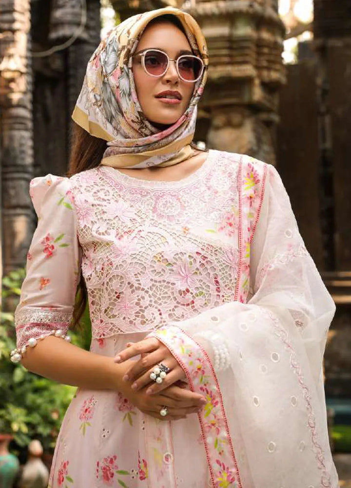 Tabeer Embroidered Lawn Suit Unstitched 3 Piece TBR24L D-05 - Summer Collection