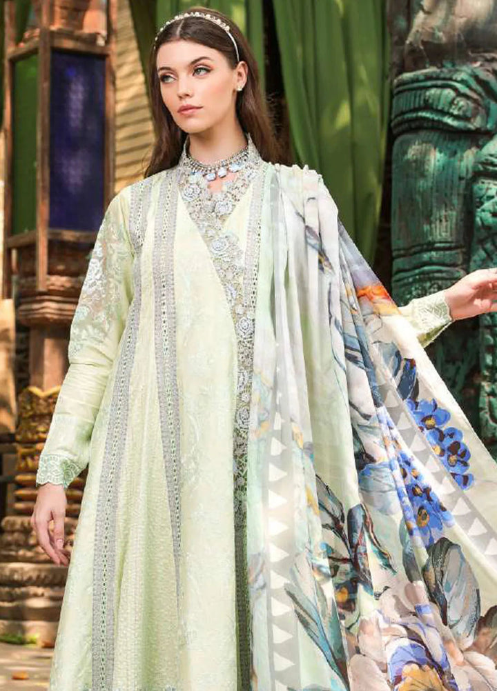 Tabeer Embroidered Lawn Suit Unstitched 3 Piece TBR24L D-07 - Summer Collection