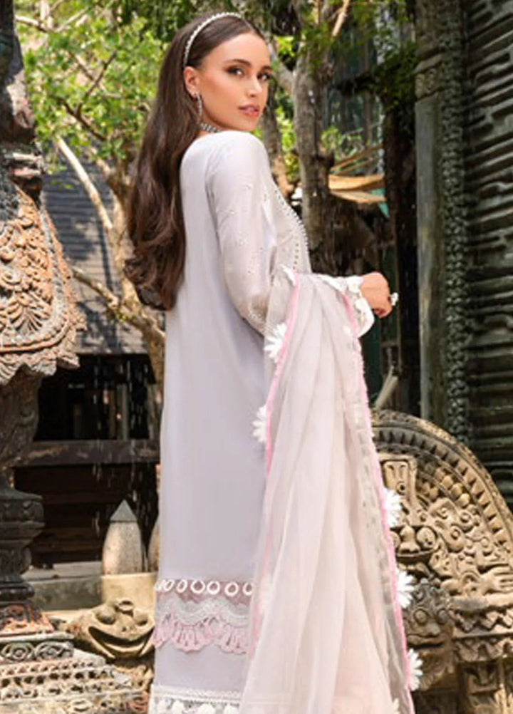 Tabeer Embroidered Lawn Suit Unstitched 3 Piece TBR24L D-09 - Summer Collection