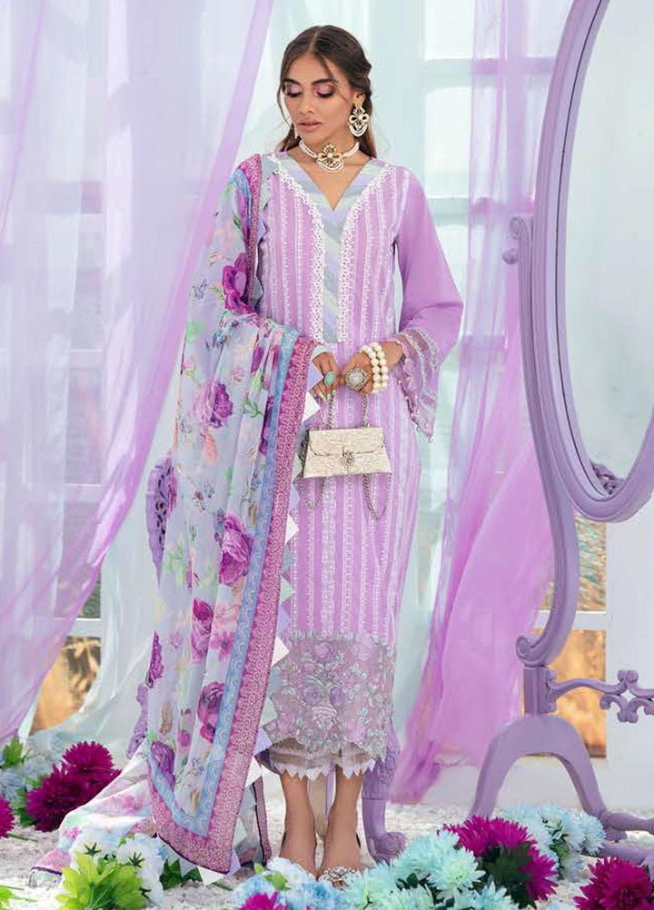 Tahra by Zainab Chottani Embroidered Lawn Suits Unstitched 3 Piece TZC21E 01 Adah - Festive Collection