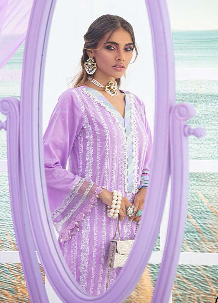 Tahra by Zainab Chottani Embroidered Lawn Suits Unstitched 3 Piece TZC21E 01 Adah - Festive Collection