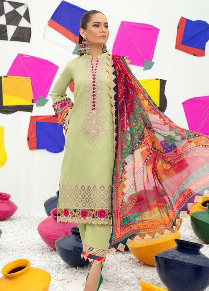 Tahra by Zainab Chottani Embroidered Lawn Suits Unstitched 3 Piece TZC21E 03 Hannah - Festive Collection