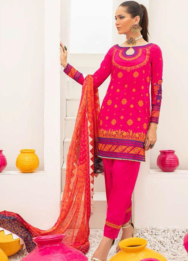 Tahra by Zainab Chottani Embroidered Lawn Suits Unstitched 3 Piece TZC21E 04 Ramineh - Festive Collection