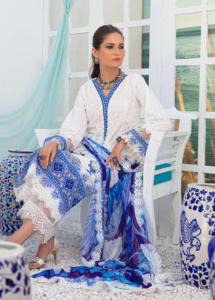 Tahra by Zainab Chottani Embroidered Lawn Suits Unstitched 3 Piece TZC21E 05 Alecia - Festive Collection