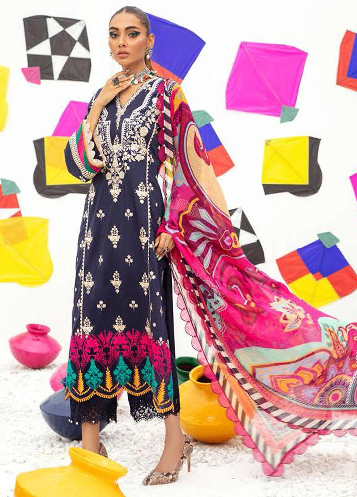 Tahra by Zainab Chottani Embroidered Lawn Suits Unstitched 3 Piece TZC21E 06 Irsia - Festive Collection